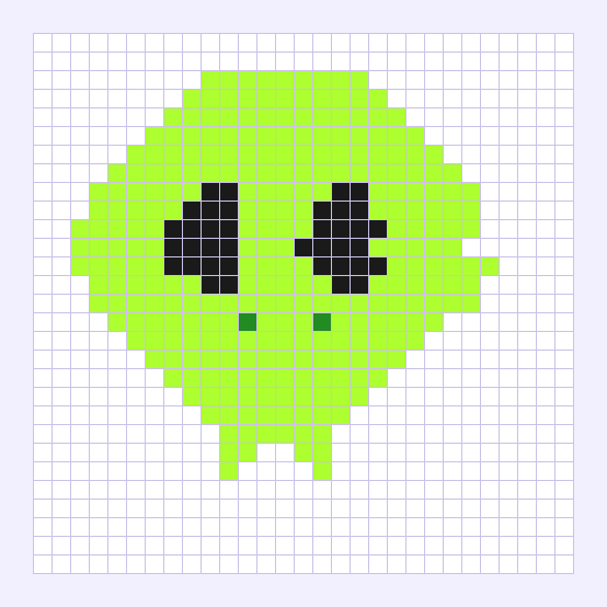 Little Alien bead pattern preview