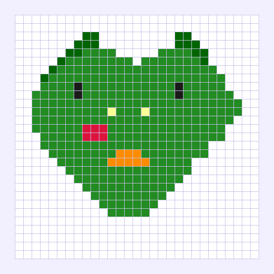 Tiny Dragon bead pattern preview