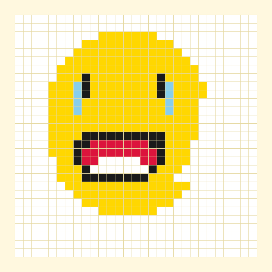Laughing Tears bead pattern preview