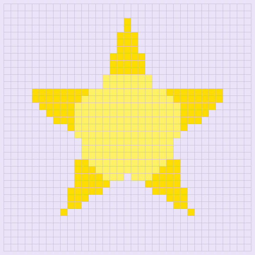 Golden Star bead pattern