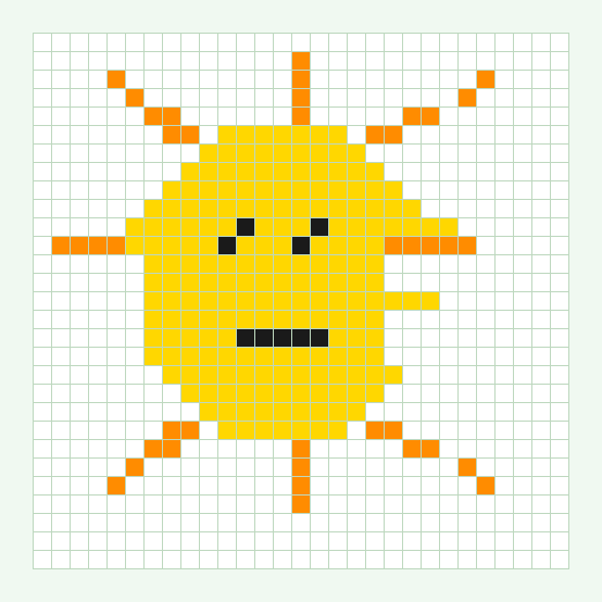 Morning Sun bead pattern preview